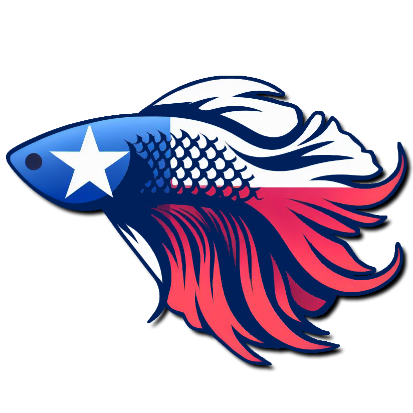 Lone Star Betta Icon Logo